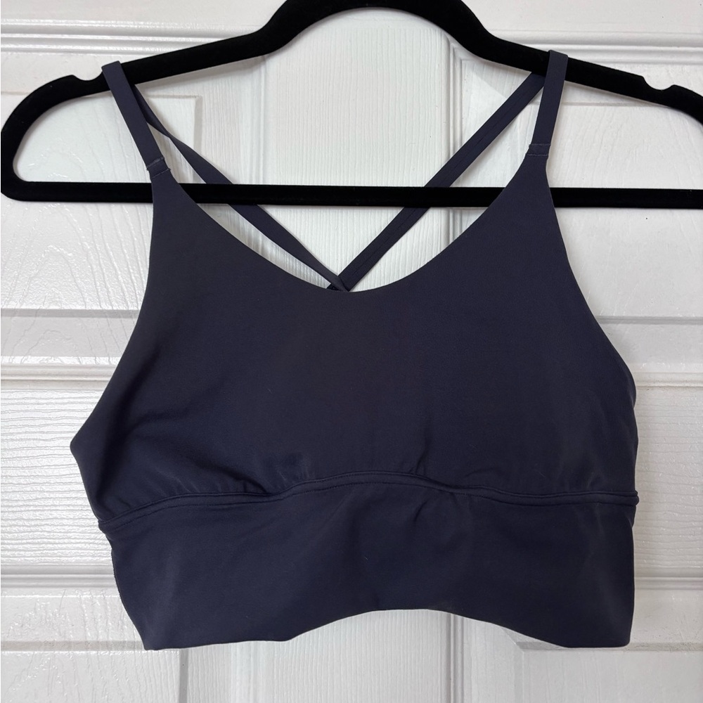 Aerie Dark Blue Strappy Sports Bra
